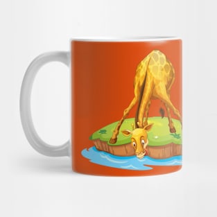 Giraffe Drinking Mug